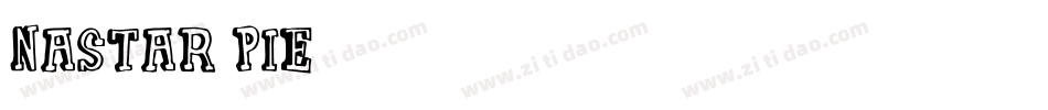 NASTAR PIE 1字体转换